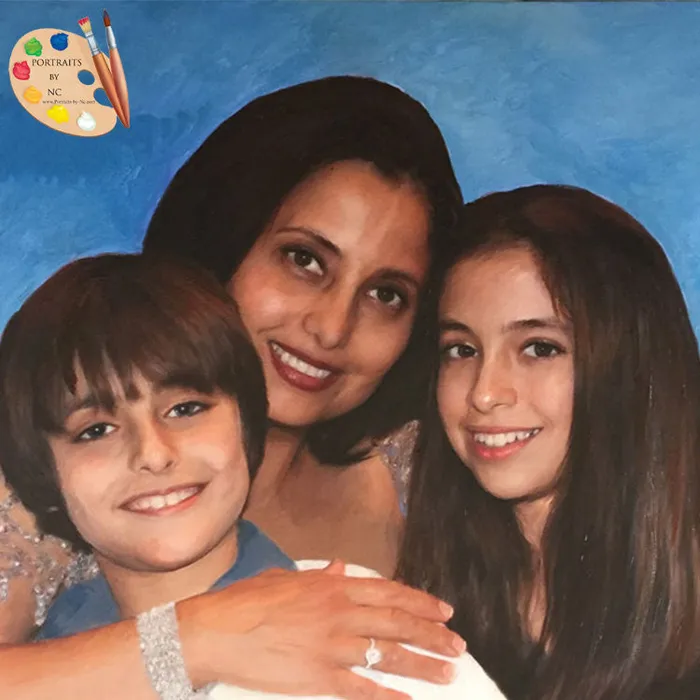 Portraits by NC Family Portraits in Oil Necklaces