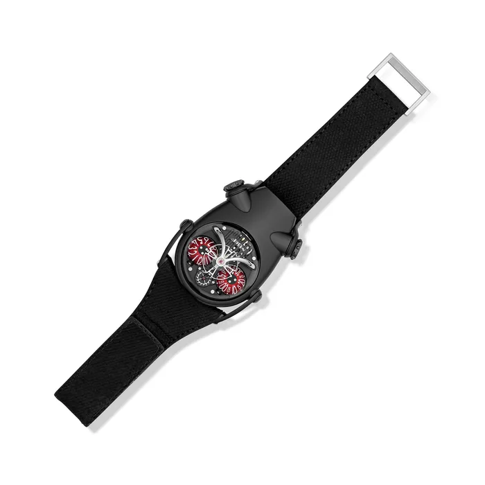PreOwned MBF HM10 Dark Bulldog Red Watch Stephen Silver Fine Jewelry Earrings