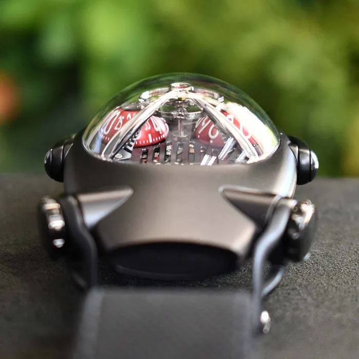 PreOwned MBF HM10 Dark Bulldog Red Watch Stephen Silver Fine Jewelry Earrings