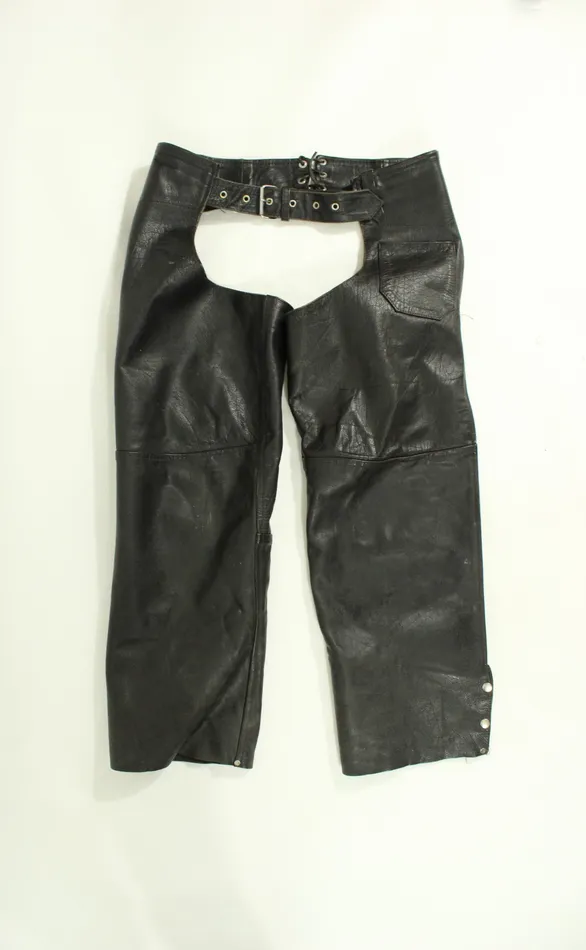 Protech Leather Apparel Genuine Leather Motorcycle Economy Chaps Size XL Chaps Earrings Protech Leather Apparel Genuine Leather Motorcycle Economy Chaps Size XL Chaps Earrings
