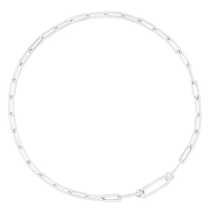 RACHEL LYNN CHICAGO Necklaces Sterling Silver Chain Large Clasp Necklace