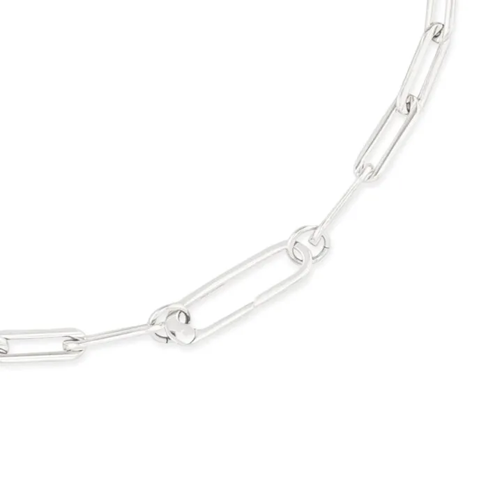 RACHEL LYNN CHICAGO Necklaces Sterling Silver Chain Large Clasp Necklace