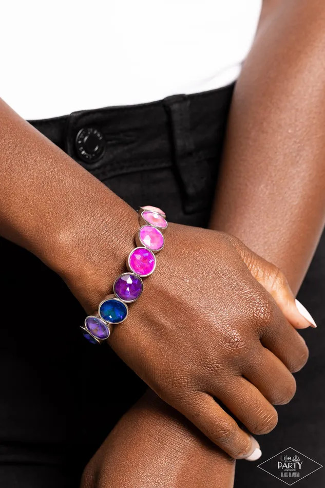 Radiant on Repeat Multi Paparazzi Accessories Necklaces