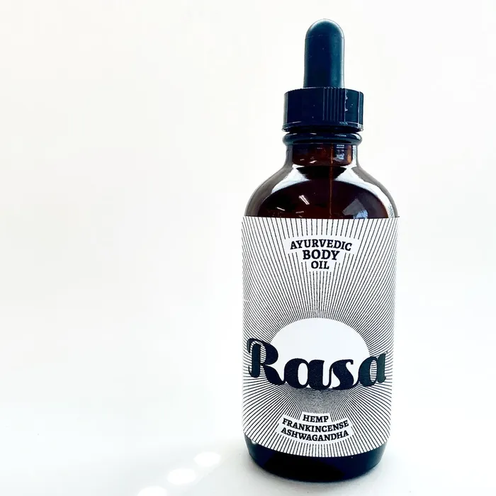 Rasa Ayurvedic Body Oil Lotus Love Beauty Earrings