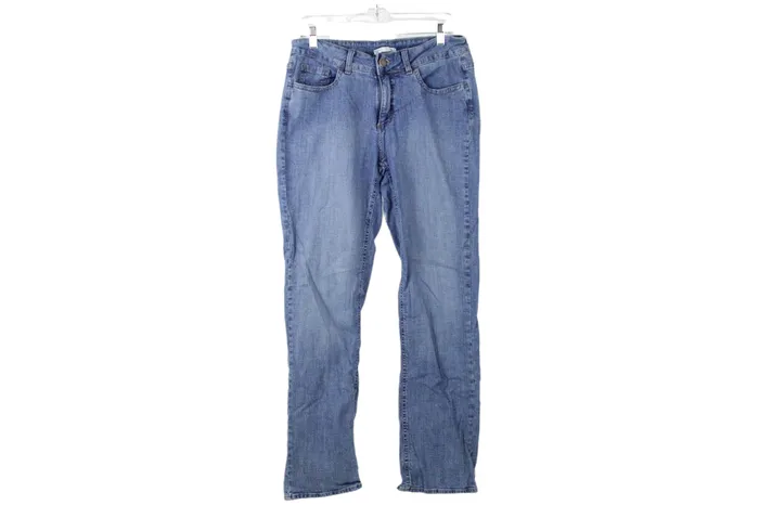 Riders By Lee MidRise Straight Leg Jeans 12 Lee Earrings