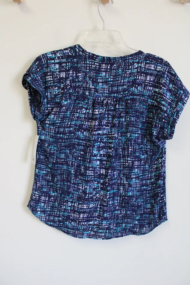 Rings APT9 NEW Apt9 Blue Blouse Petite S