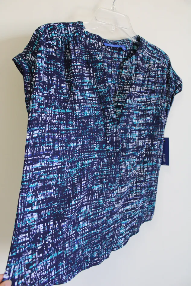 Rings APT9 NEW Apt9 Blue Blouse Petite S