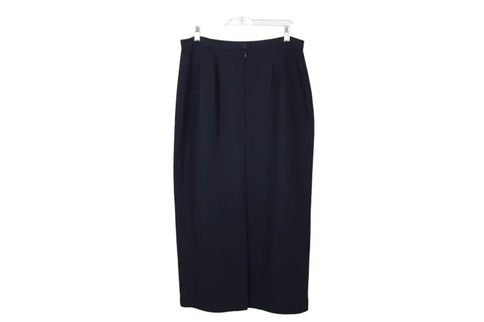 Rings Casual Corner Annex Blue Skirt 14 Casual Corner