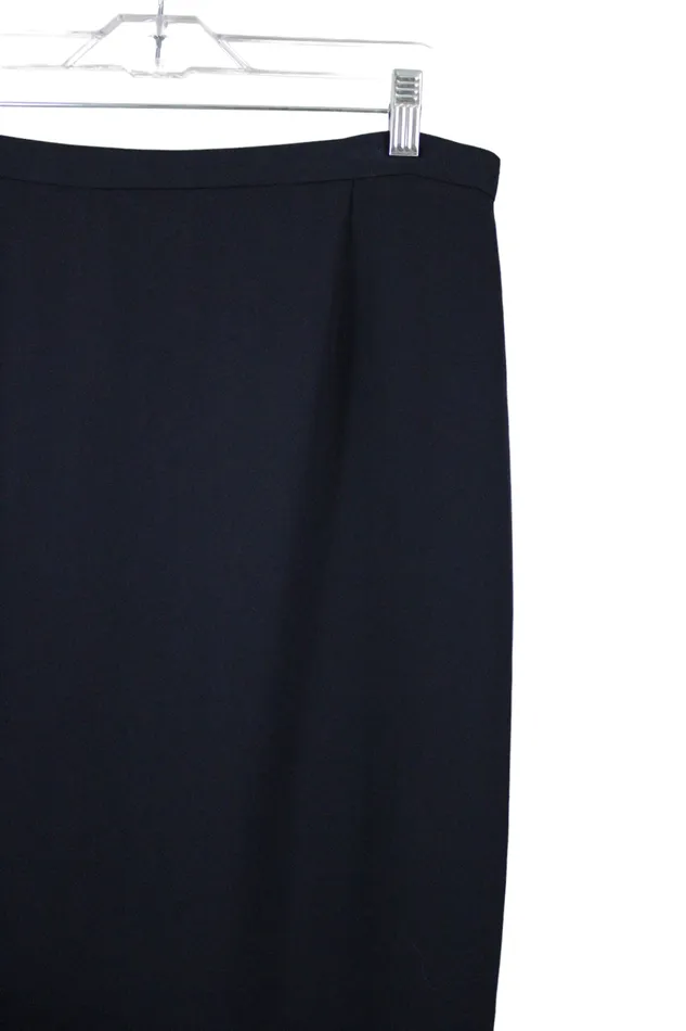 Rings Casual Corner Annex Blue Skirt 14 Casual Corner