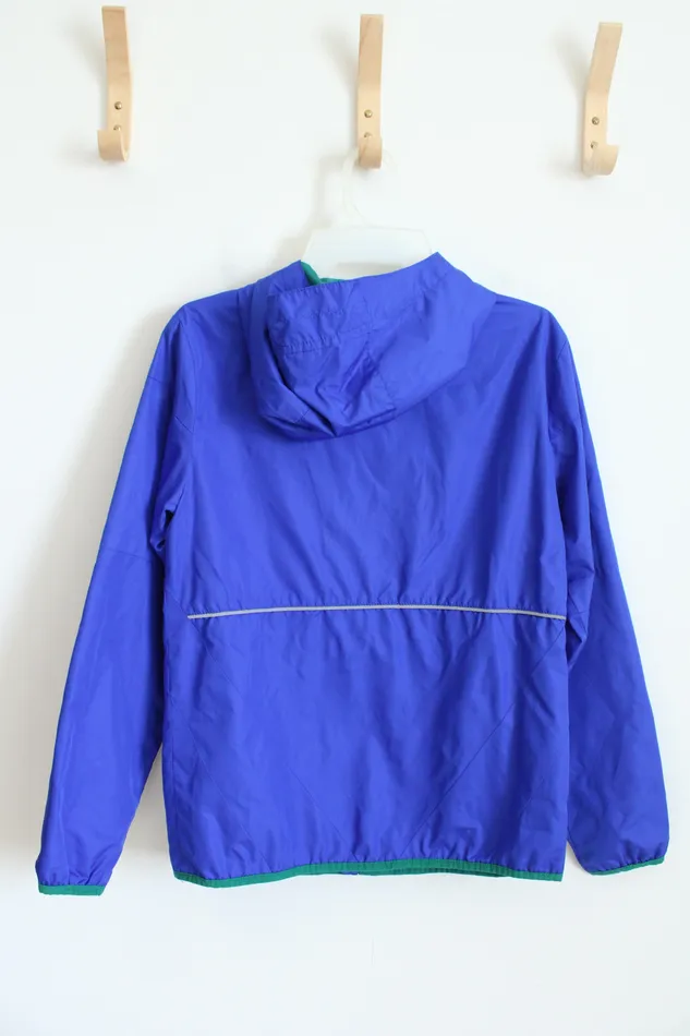 Rings Champion Champion Blue Windbreaker Jacket Youth L 1214
