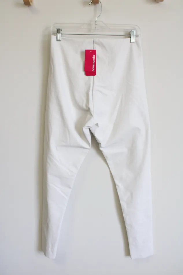Rings Commando NEW Commando White Faux Leather High Rise Legging XL