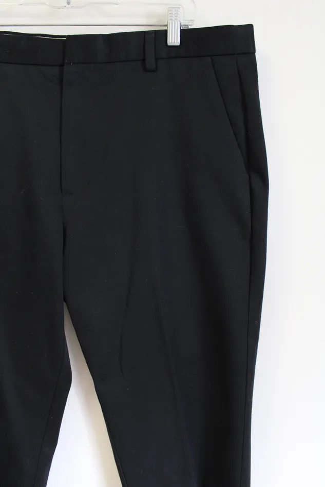 Rings Dockers Dockers Classic Fit Flat Front Black Khaki Pants 38X29