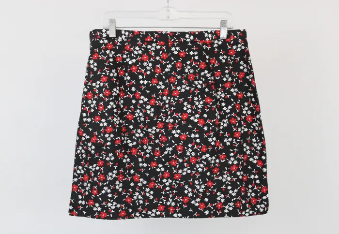 Rings Fashion Bug Fashion Bug Black Floral Skirt 14