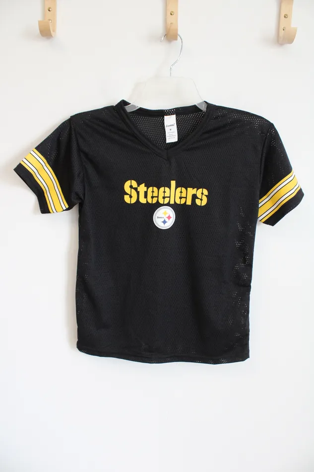Rings Franklin Franklin Pittsburgh Steelers Black Mesh Shirt Youth M 14