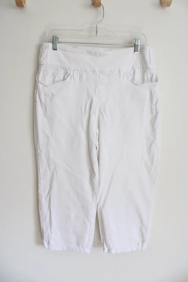 Rings Gloria Vanderbilt Gloria Vanderbilt AllAround Slimming Effect Amanda White Capri Pants 12 Rings Gloria Vanderbilt Gloria Vanderbilt AllAround Slimming Effect Amanda White Capri Pants 12