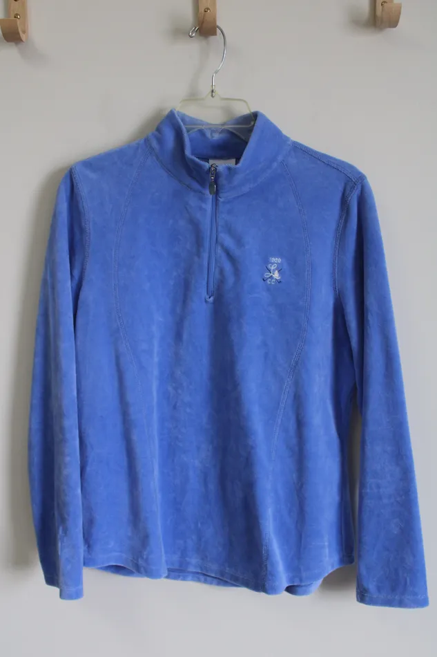 Rings Greg Norman Greg Norman Blue Velour 1920 L CC Pullover L
