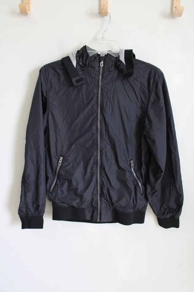 Rings HM HM Black Windbreaker Jacket 1112