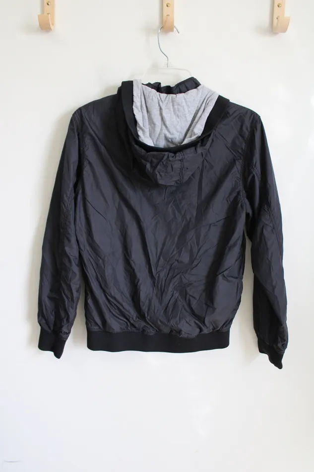 Rings HM HM Black Windbreaker Jacket 1112