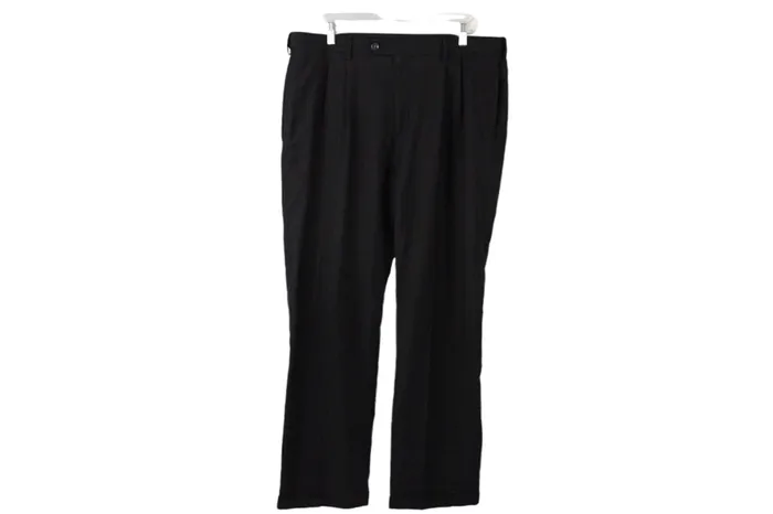 Rings Haggar Haggar Classic Fit Black Dress Pant 38X32