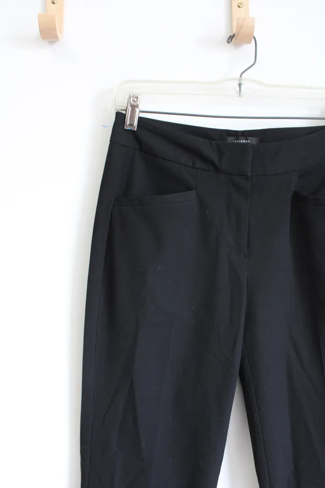 Rings Halogen Taylor Fit Black Straight Fit Trouser Pant 0 Halogen