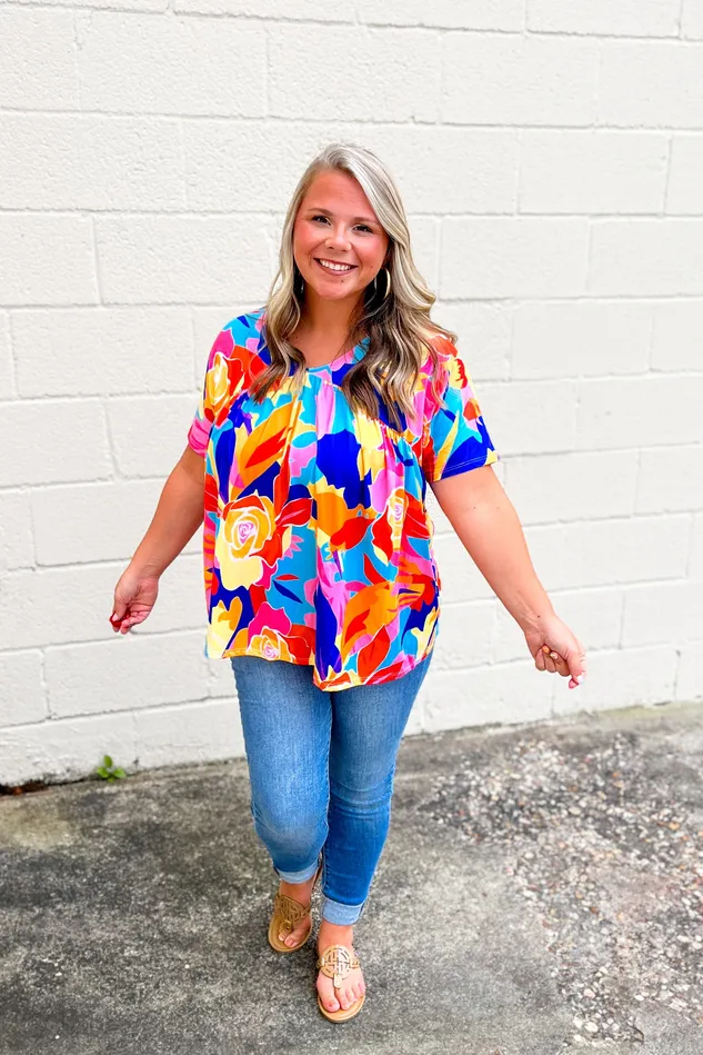 Rings Haptics First Pick Floral Top