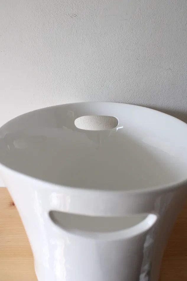 Rings HB HB Large White Ceramic Oval Serving Dish