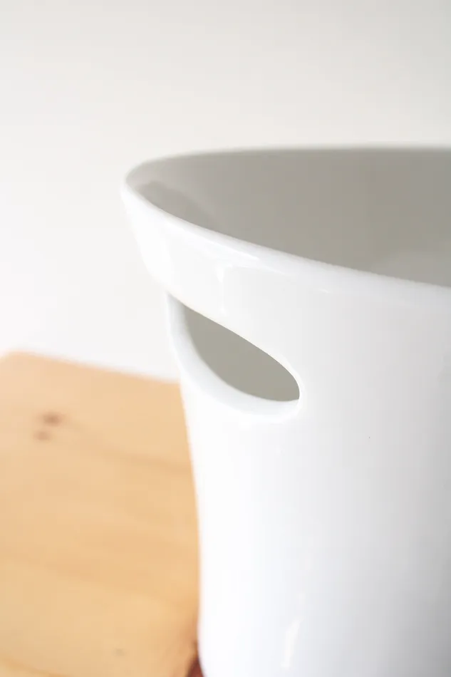 Rings HB HB Large White Ceramic Oval Serving Dish