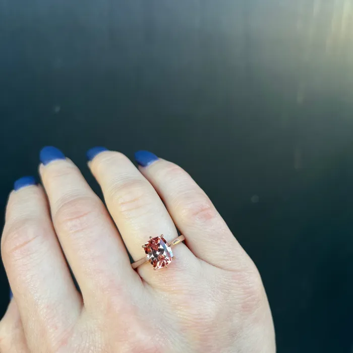 Rings JS Simmons Diamond Consultants 18K Brown Gold 356 Carat Mahenge Garnet Ring