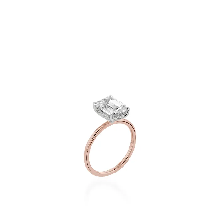 Rings John Atencio Lisette ToneTone Gold Engagement Ring