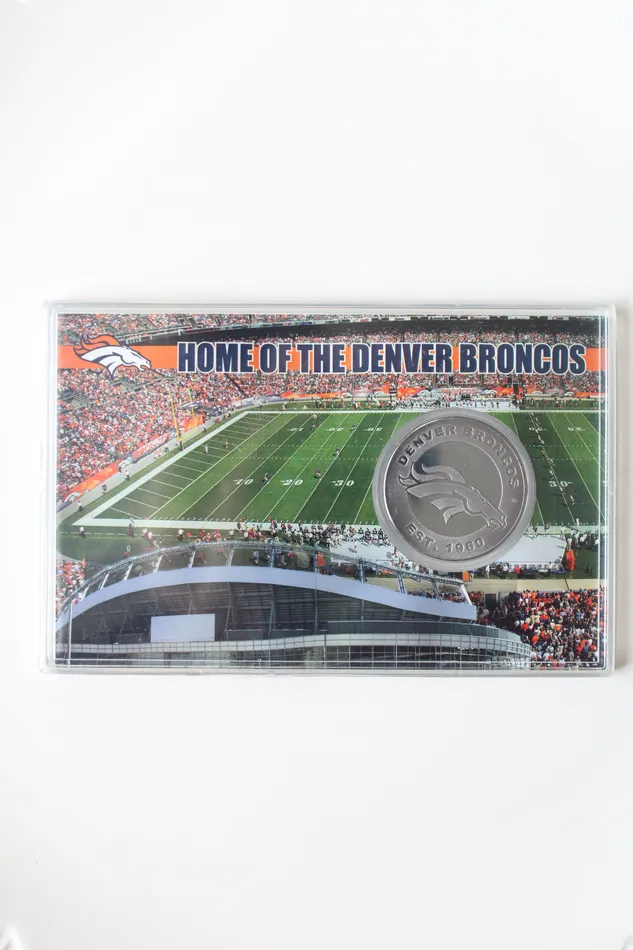 Rings Jubilee Thrift Denver Broncos 29MM Minted Medallion Silver Collectors Coin Rings Jubilee Thrift Denver Broncos 29MM Minted Medallion Silver Collectors Coin