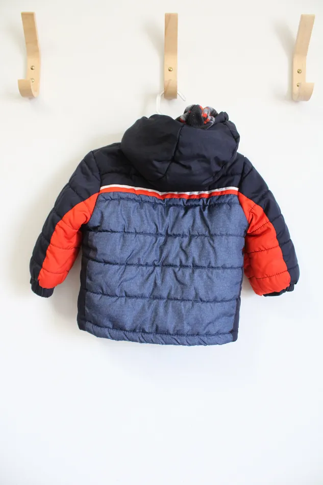 Rings London Fog London Fog Blue Puffer Coat 12M