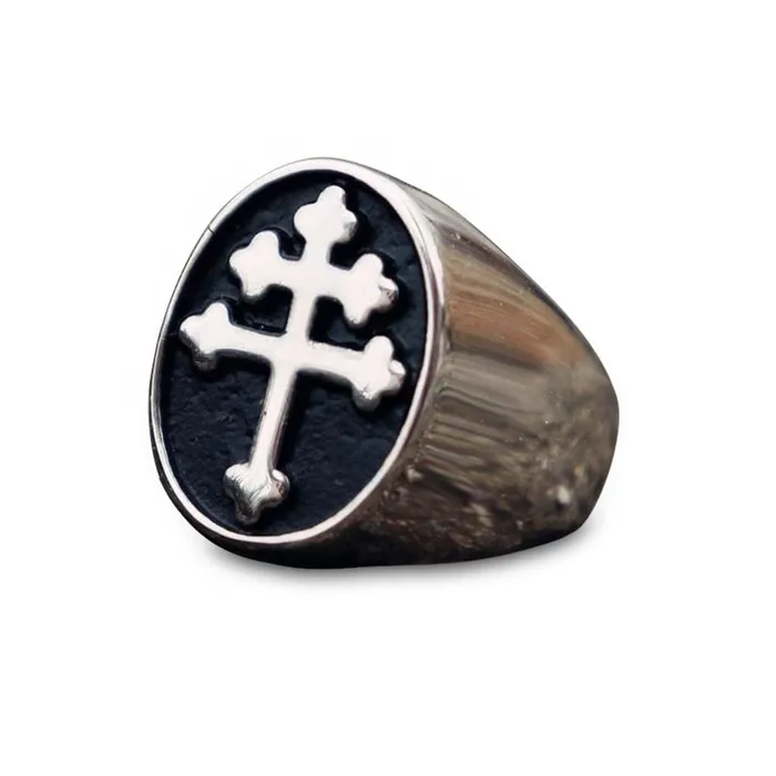 Rings Lords Guidance Christian Ring br Lorraine Cross
