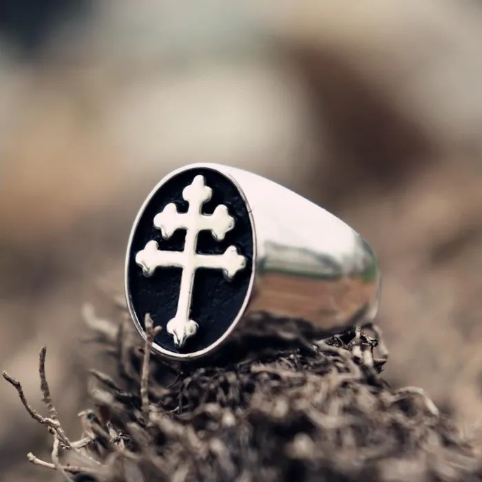 Rings Lords Guidance Christian Ring br Lorraine Cross