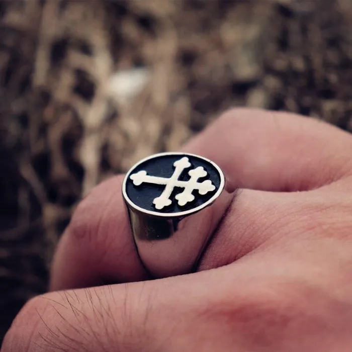 Rings Lords Guidance Christian Ring br Lorraine Cross