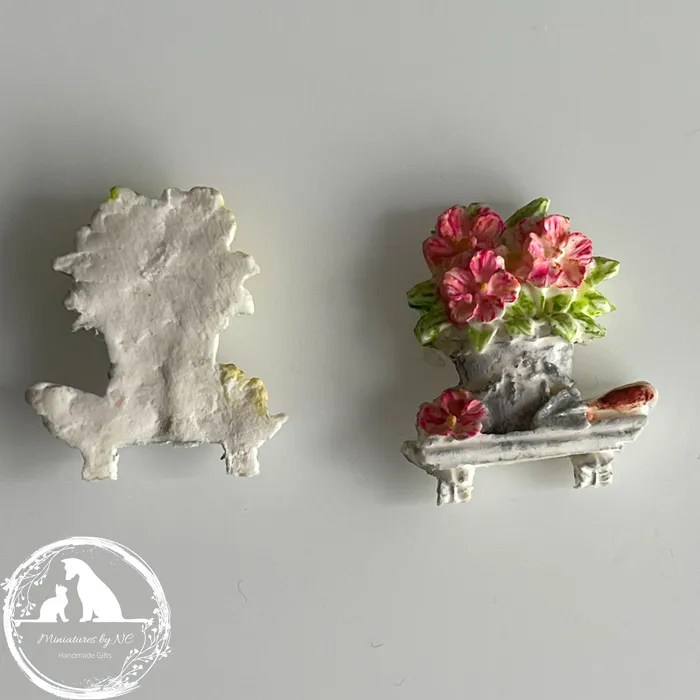Rings Miniature Floral Decor Portraits by NC