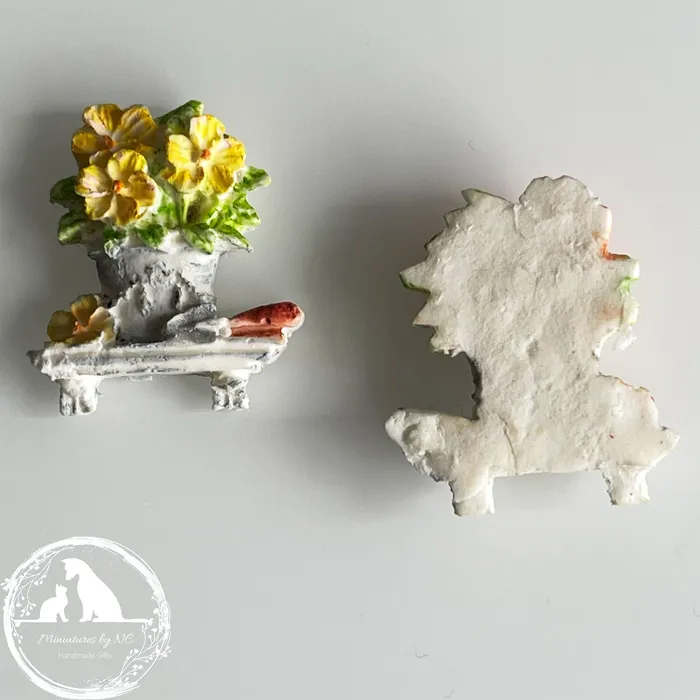 Rings Miniature Floral Decor Portraits by NC