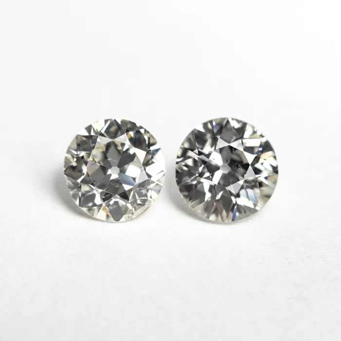 Rings Misfit Diamonds 125cttw 2pc 544x529x328mm 566x548x316mm SI2SI3 IL Antique Old European Cut Matching Pair 2442101 Rings Misfit Diamonds 125cttw 2pc 544x529x328mm 566x548x316mm SI2SI3 IL Antique Old European Cut Matching Pair 2442101