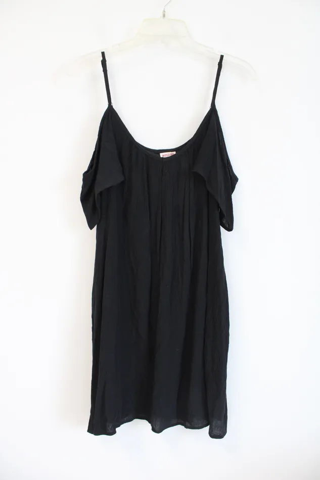 Rings Mossimo Black Cold Shoulder Dress L Mossimo Supply Co