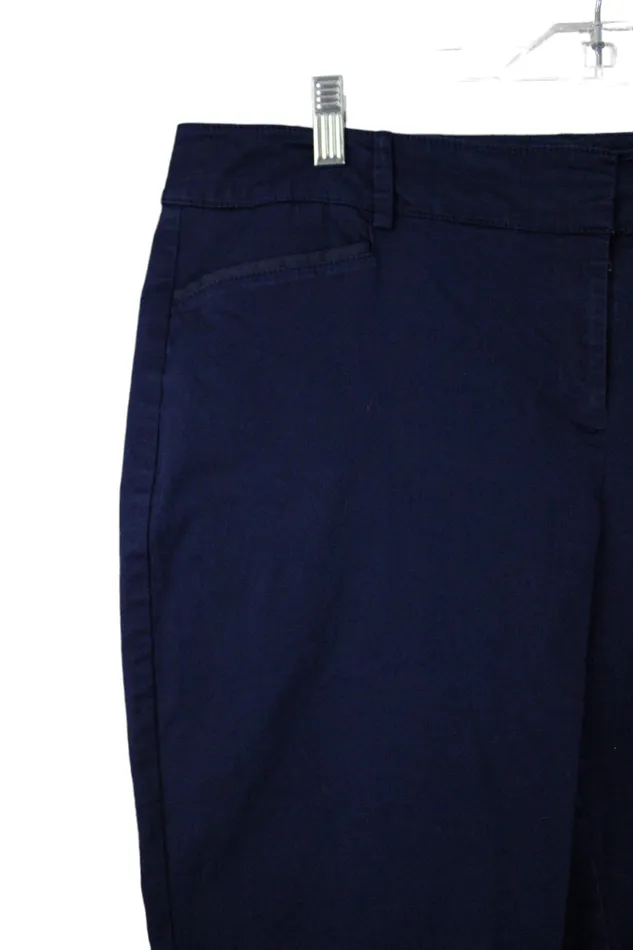 Rings New York Company 7th Avenue New York Company Blue Capri Pant 12