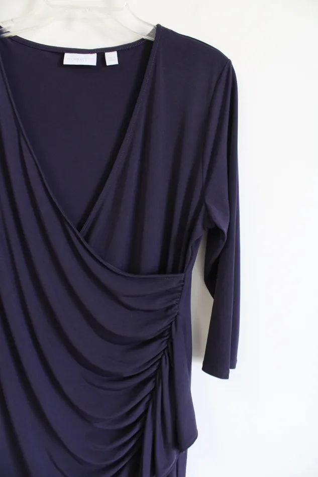 Rings New York Company New York Company Stretch Blue Dress L