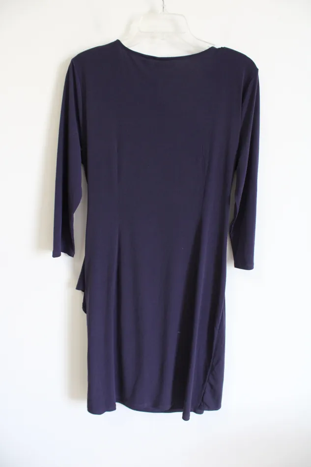 Rings New York Company New York Company Stretch Blue Dress L