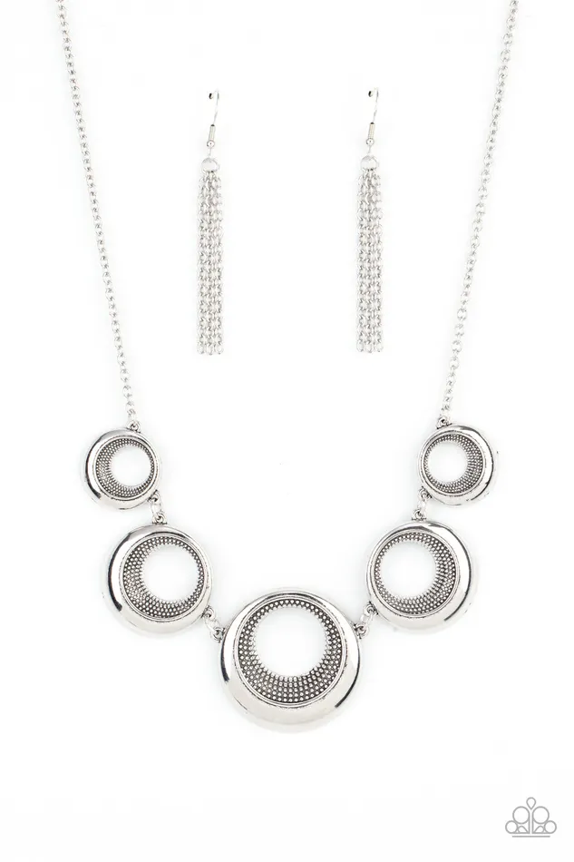 Rings Paparazzi Accessories Solar Cycle Silver