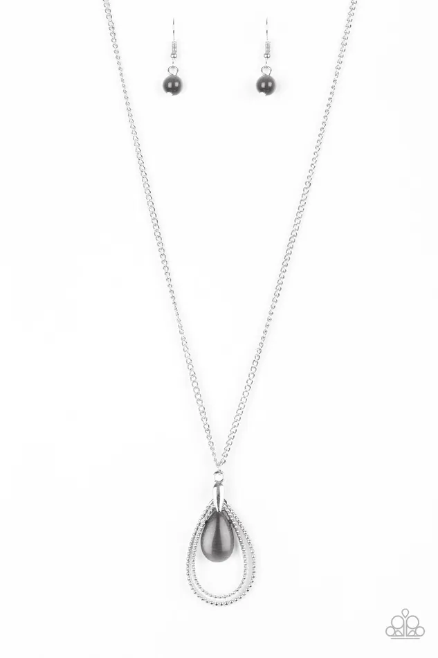 Rings Paparazzi Accessories Teardrop Tranquility Black