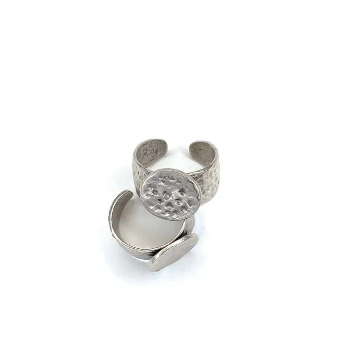 Rings Peppy Beads Silver Plated Brass Adjustable Ring Blank Silver Ring Setting Adjustable Ring Bezel Rings Peppy Beads Silver Plated Brass Adjustable Ring Blank Silver Ring Setting Adjustable Ring Bezel