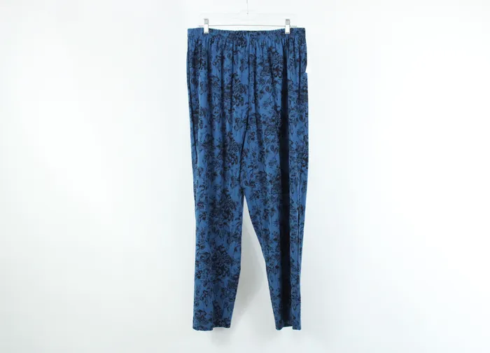 Rings RK NEW RK Blue Patterned Pants 16W