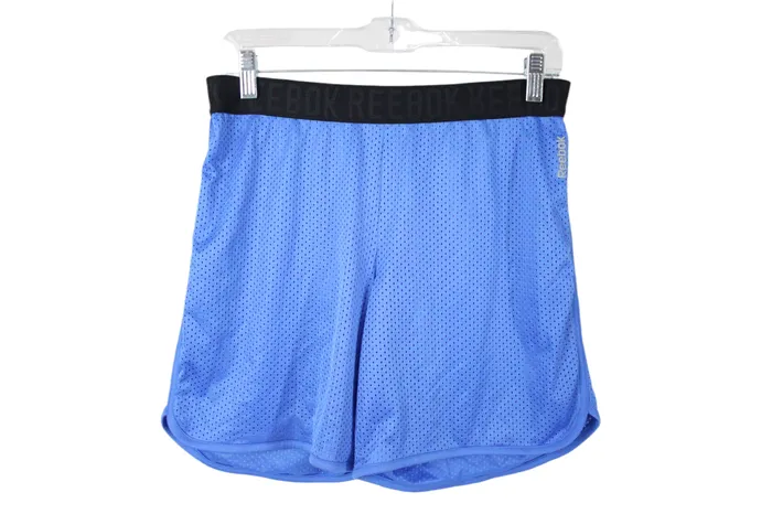 Rings Reebok Blue Athletic Shorts S Reebok