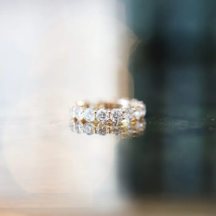 Rings Round Cut Earth Mined Diamond Band Eternity Consider Bridal