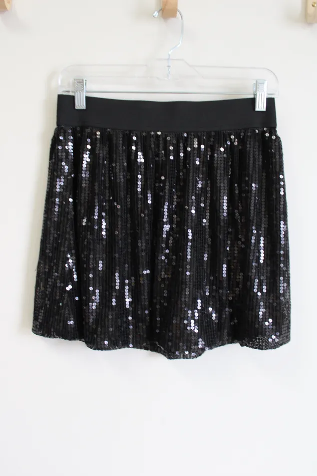 Rings SO SO Black Sequined Skirts 16