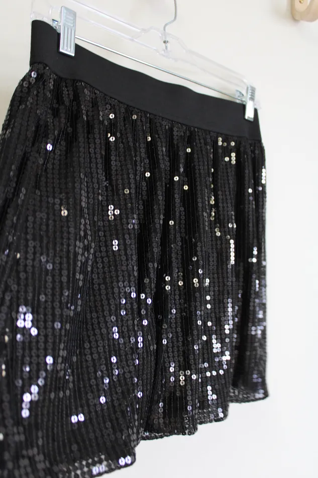 Rings SO SO Black Sequined Skirts 16