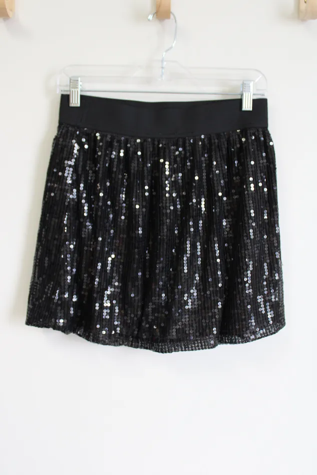 Rings SO SO Black Sequined Skirts 16